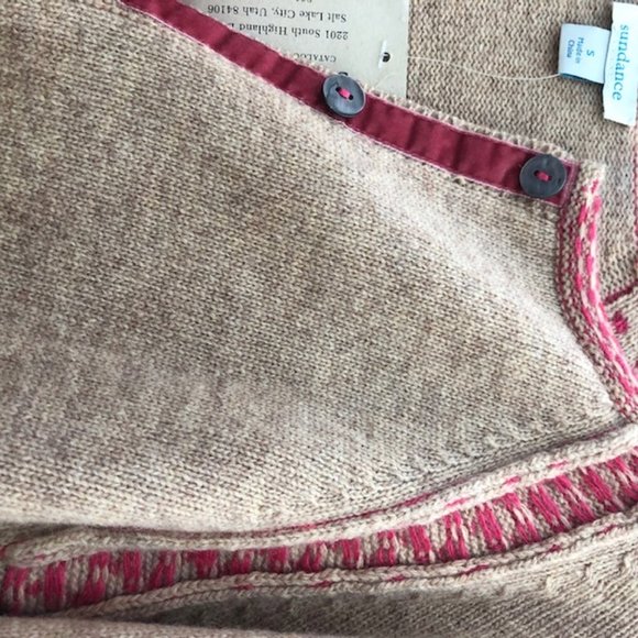 Fair Isle lambswool cardigan. NWOT from Sundance. - Picture 6 of 7